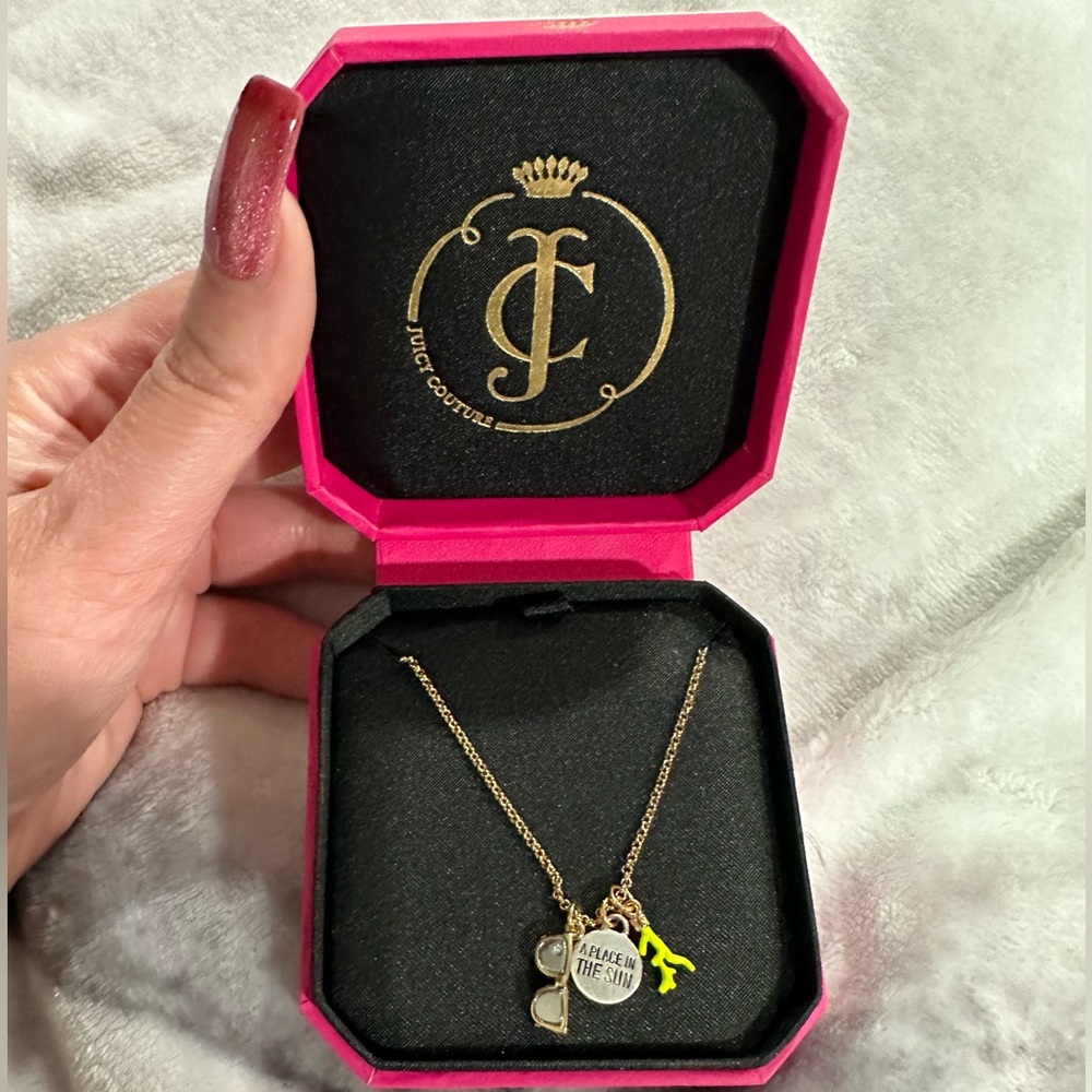 Juicy Couture Gold Pendant Necklace